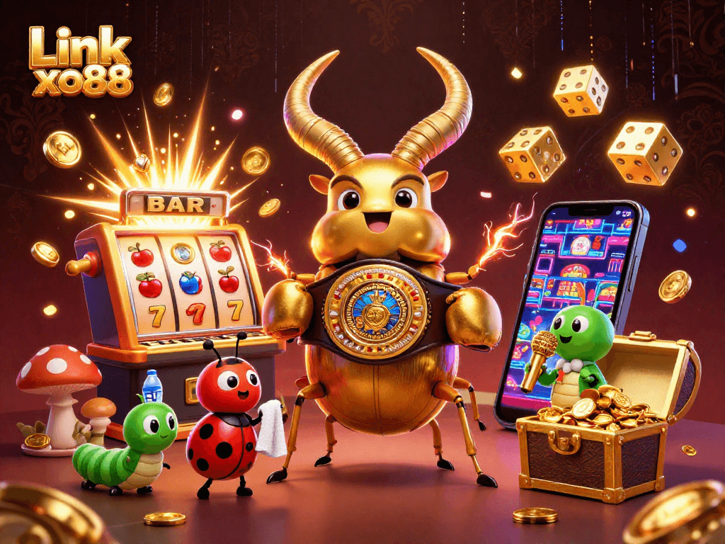 Engage with thrilling gaming moments at Link xo88 featuring vibrant characters and dynamic casino elements.
