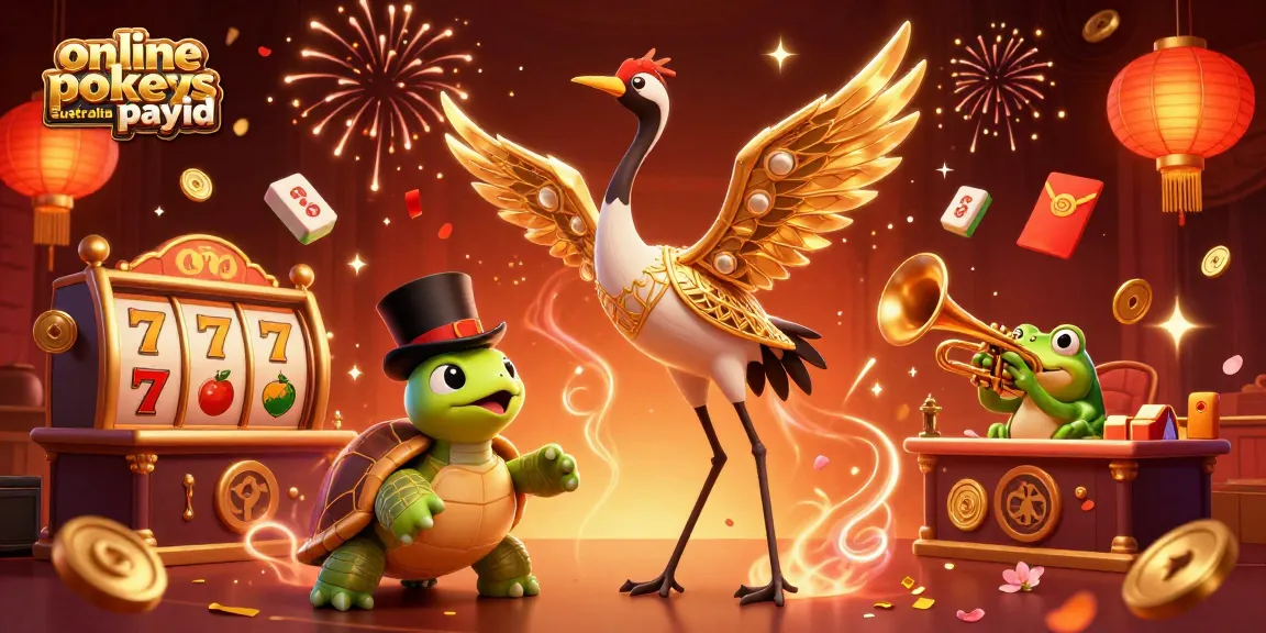 Engaging visual of online pokies australia payid game scene featuring vibrant characters and casino elements.